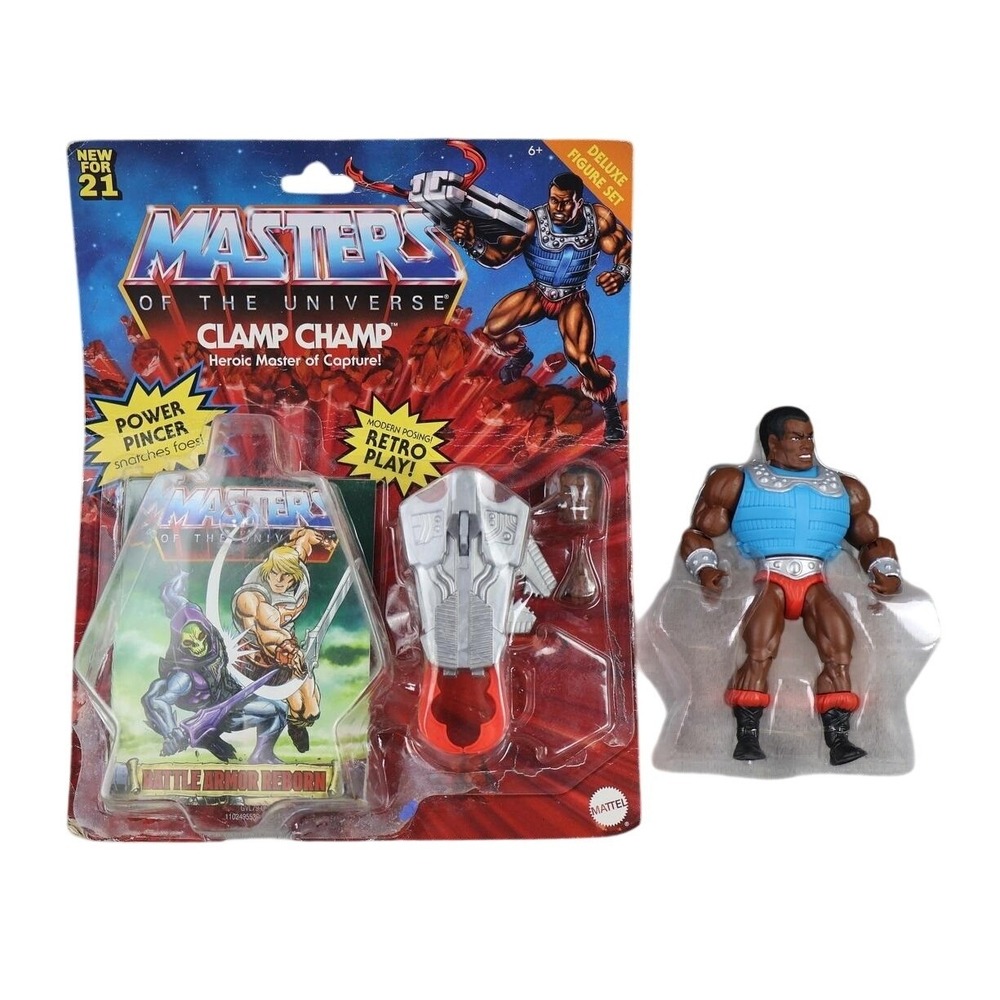 Masters Of The Universe Origins Clamp Champ Deluxe MOTU Action‎ Figure Mattel